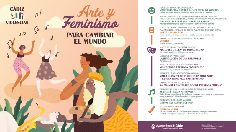 Programación 25N Fundación de la Mujer Cádiz