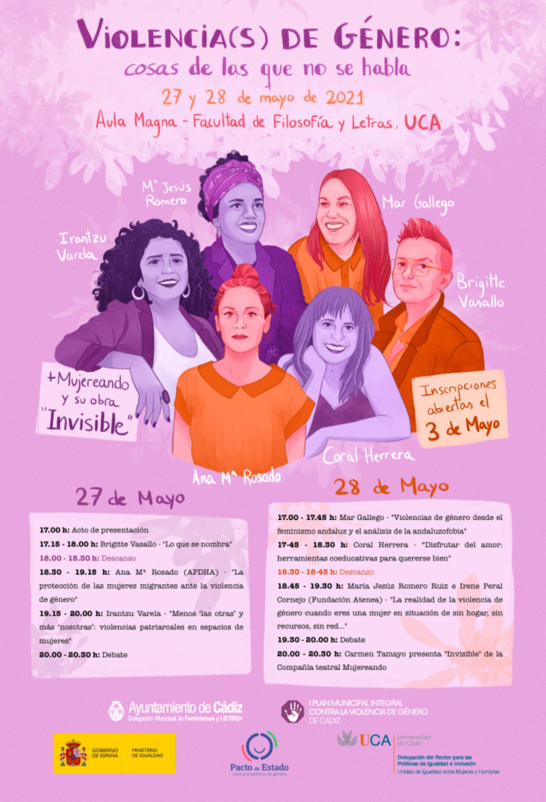 cristal Tregua En honor El Ayuntamiento organiza las jornadas 'Violencia(s) de género: cosas de las  que no se habla' - Transparencia