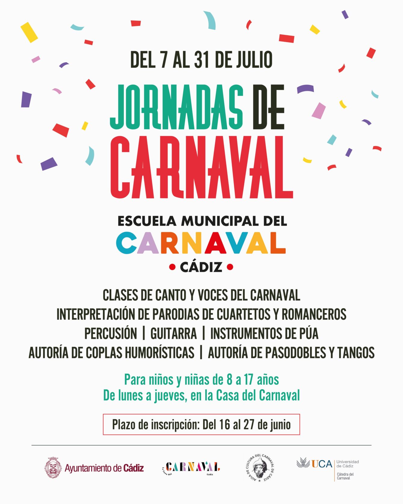 Jornadas Municipales del Carnaval de Cádiz