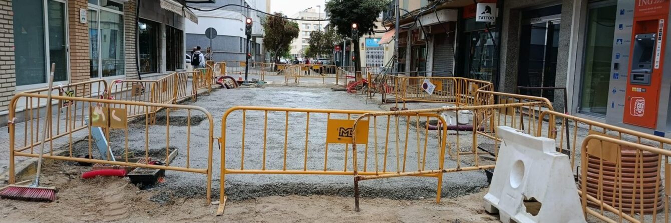Obras avenida de Portugal