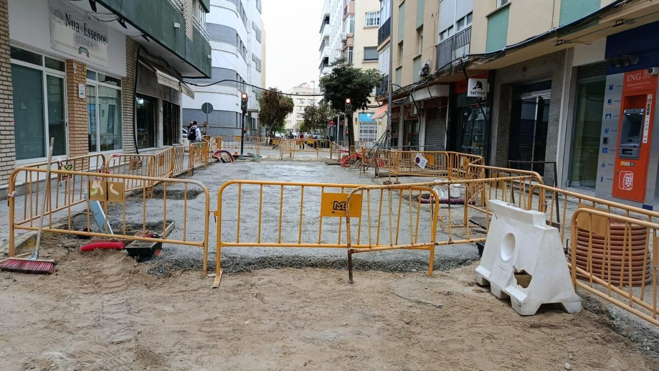 Obras avenida de Portugal